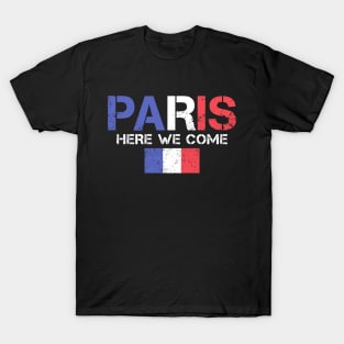 Paris Here We Come Matching Parisian Family Vacation Trip T-Shirt